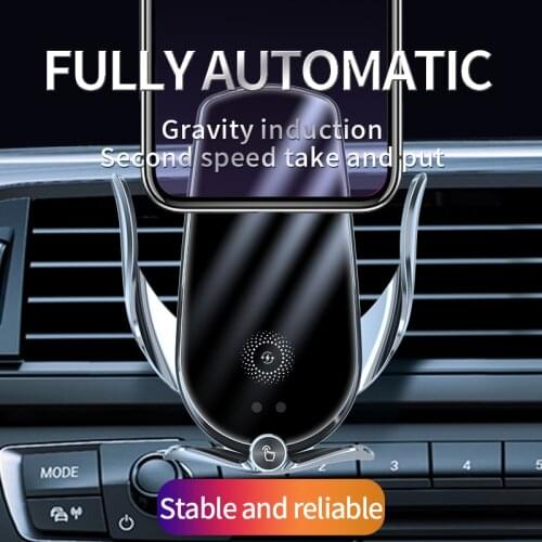 New magnetic wireless charger 15W fast charging car phone holder for iphone 8/8Plus 11Pro 12Pro X/XR Samsung Note 8/9 Huawei P30