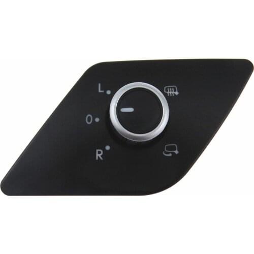 16D959565A New Foldable Heated Rearview Mirror Black Suitable For 2011-2014 Jetta NCS MK6ABS Plastic Chrome-Plated Knob Switch