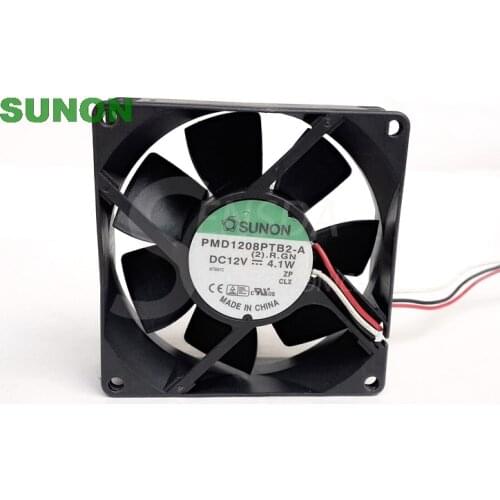 For Sunon PMD1208PTB2-A 8025 12V 4.1W 8 cm 80mm Axial industrial server inverter cooling fans