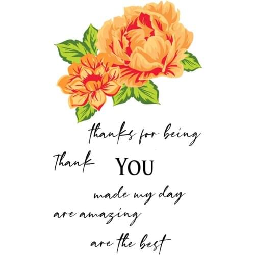 Peony Metal Cutting Dies Matching Clear Silicone Stamp Crafts Card Album Making Scrapbooking DIY Stencil 2020