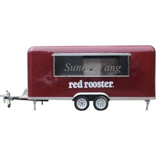 Customized Street Mobile food kiosk Vintage Food Cart Trailer Coffee Vending Trailer airstream food trailer