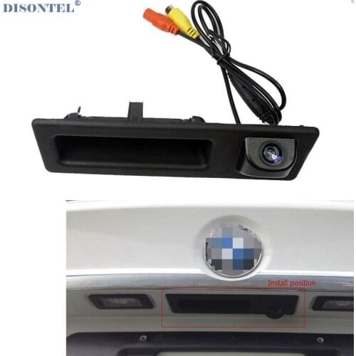 Real 170Deg MCCD Vehicle Trunk Handle Rear View Camera For BMW 3 Series 5 X3 Series F10 F11 F25 F30 Waterproof Parking kit