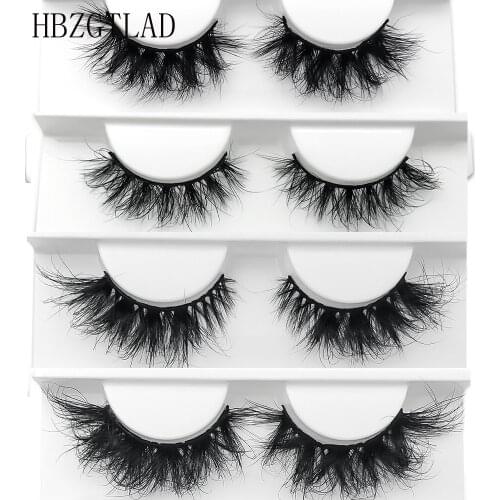 NEW 1pairs Super Fluffy Wholesale Short Wispy Mink Eyelashes Bulk Makeup Lashes 3D Mink Strip Dramatic Reusable False Eyelashes