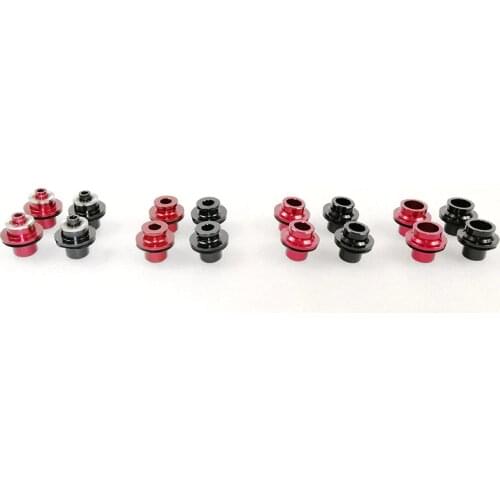 Side caps for Powerway M71 M81 Front hub QR M9 9mm M12 12mm M15 15mm through adaptor PHB-M71 mtb bike parts black red end caps