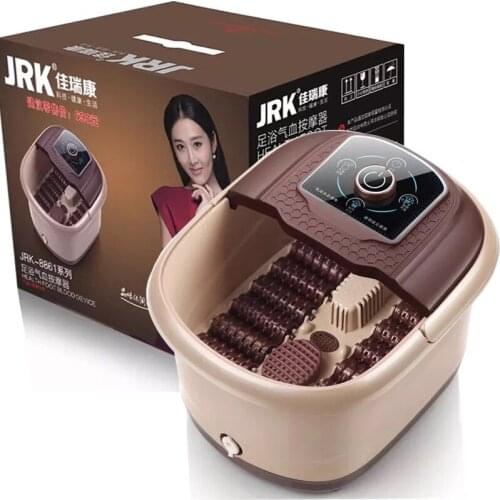 Footbath with automatic heating footbath household health-preserving foot massage footbath