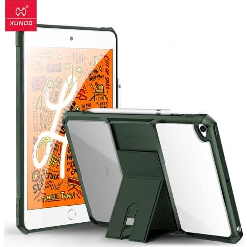 Xundd For iPad Mini 4 5 Case,For iPad Air4 iPad 10.2 Airbags Shockproof Protective Shell -With Adjustable Concealable Holder