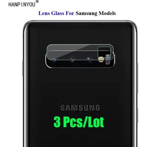 3Pc For Samsung Galaxy S10 S9 S8 S10e Note 10 9 8 Plus 5G Ultra Clear Soft Tempered Glass Back Camera Lens Screen Protector Film