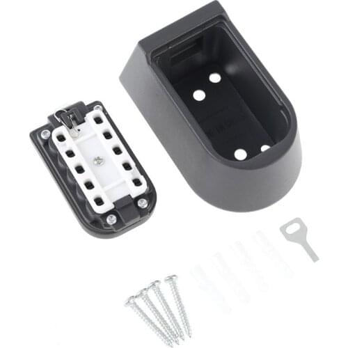 Wall Mount Spare Key Safe Storage Box for Home Family Realtor Waterproof Push Button Code Combination Password Security Case