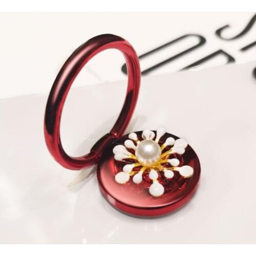 Mobile phone Finger Ring Stand Red Black Gold Blue Color Fashion Phone Holder For Desktop Women 360degree Rotation Universal
