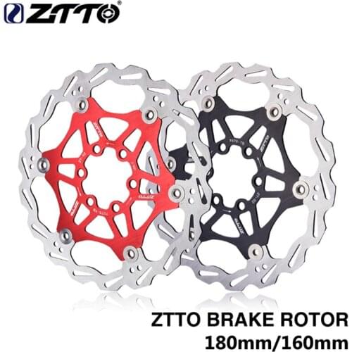 1pcs ZTTO 180mm 160mm Brake Floating Rotor 7075 AL Stainless Steel 6 7 Inches Disc For Mountain Road CX Bike Bicycle parts