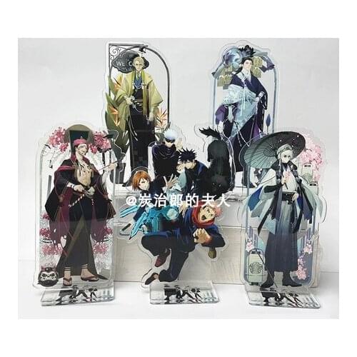 16cm Anime Jujutsu Kaisen Itadori Yuji Gojo Satoru Inumaki Toge Cartoon Acrylic Stand Figure Model Toy Decor Collection Cosplay