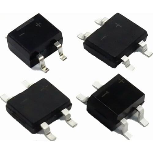50pcs New SMD ABS10 0.8/1A 1000V SOP-4 Bridge Rectifier Single-Phase Glass Passivation Rectifier Bridge
