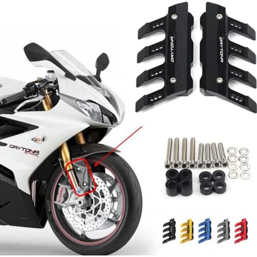 For triumph daytona MOTO2 765/ daytona 765 Motorcycle CNC Accessories Mudguard Side Protection Front Fender Anti-Fall Slider