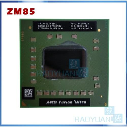 AMD Turion X2 Ultra ZM-85 ZM 85 ZM85 2.3 GHz Dual-Core Dual-Thread CPU Processor TMZM85DAM23GG Socket S1