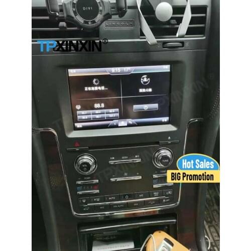 128G Carplay Car Multimedia Stereo Radio Bluetooth Android For Lincoln Navigator 2016 2017 GPS Navigation Player Audio Head Unit