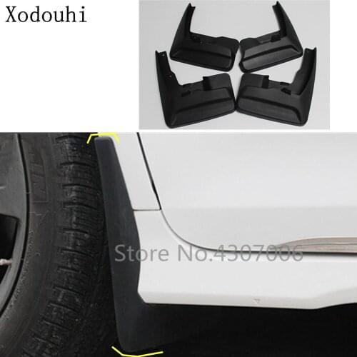 Car cover plastic fender soft mudguard protect flap splash mud guard frame 4pcs For Toyota Sienna 2015 2016 2017 2018