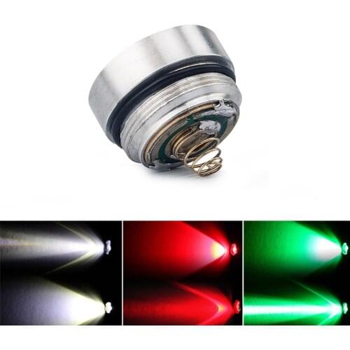 UniqueFire 300LM Lamp Holder LED Modules Brass Drop In 1507 XP-E Led Pill (G/W/R) Fit For UF-1507 Hunting Flashlight Torch