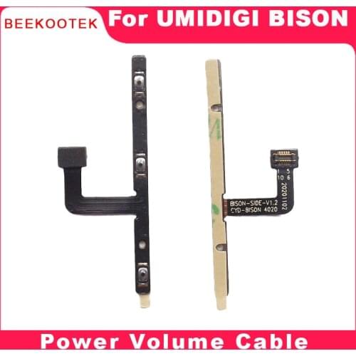BEEKOOTEK New Original umidigi bison volume up/down + power on/of button flex cable FPC for umidigi BISON smart cell phone