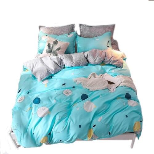 Duvet Cover Bedding 4 Set Kawaii Bedding Set Queen Cute Bed Sheets King Twin Bed Comforters Queen Bedding Set Bohemian Bedding