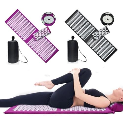 Lengthen Massager Mat Massage Yoga Mat Acupoint Massage Relieve Stress Back Body Pain Prickly Mat Acupuncture Mat Extended