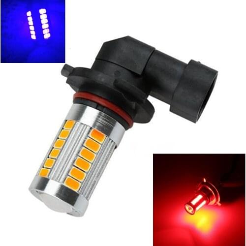 9005 HB3 9145 Red/Blue DRL Daytime Running Light Bulbs 33Chips Led Car Light 33 SMD DC 12V