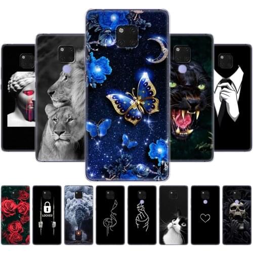 Mobile Phone Bag Case For Huawei Mate 20 Pro Silicon Phone For Huawei Mate 20 X Cover Coque For Mate20 Protective Back Cover