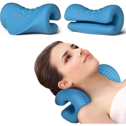 Correction Neck Pillow Neck Shoulder Stretcher Relaxer Stretch Cervical Spine Massage Memory Pillows Orthopedic Latex Pillow