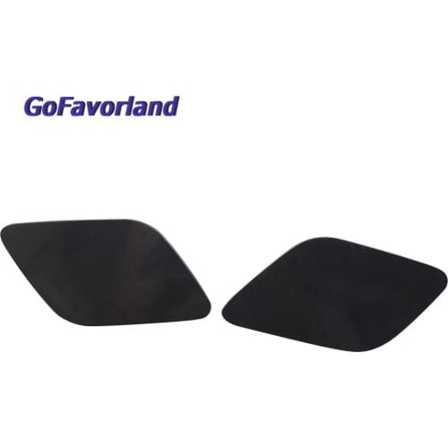 Pair Front Left Right Headlight Washer Spray Nozzle Cover Plastic Unpainted 39821577 39821592 For Volvo XC60 2014 2015 2016 2017