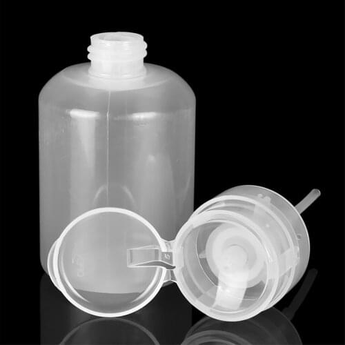 200ml Nail Polish Cleaning Remover Empty Pump Dispenser Bottle
