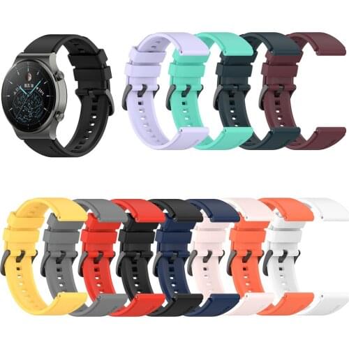 Silicone Watchband Wrist Strap for Huawei Watch GT2 Pro / Watch GT 2e /Honor Watch GS PRO Watch Strap Bracelet Accessories