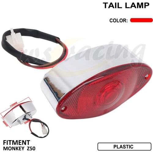 Motorcycle Plastic Rear Brake Tail Light Lamp Taillight For Honda Monkey Z50 50Z 50 Z