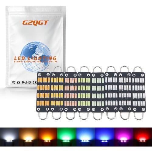 10PCS Festoon C5W Led Rigid Loop 44MM Dome Map Light Car Bulbs 12V 4014 AC/DC 20 SMD 20led 4410 561 567 562 Interior Lighting