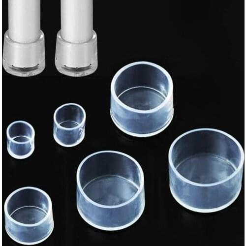 8pcs/lot Rubber Chair Leg Caps Non-slip Mat Round Square Pipe Tube Glove Furniture Accessories for Table Desk Chair Foot Protect