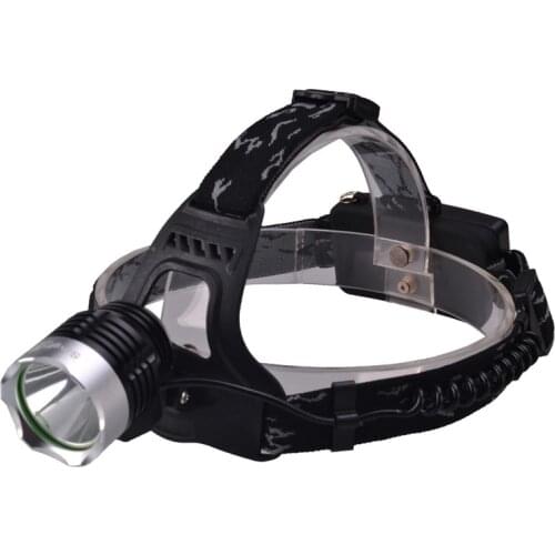 Ultrafire 3000Lm T6 cabeza linterna antorcha Sensor recargable Luz frente cabeza de la lampara pesca faro(2*18650 batter