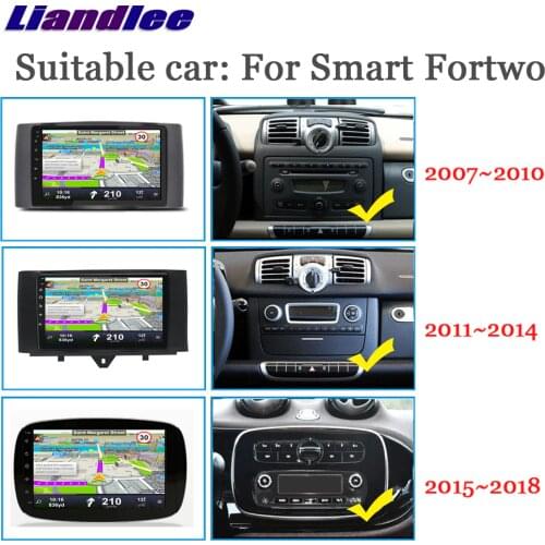 Car Multimedia Player For Smart Fortwo 450/W451/W453 2007-2018 Radio android accessories Carplay Map GPS Navi Navigation System