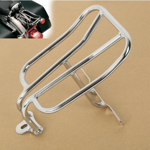 Motorcycle Rear Fender Solo Luggage Rack For Harley Dyna Models 2006-2016 Low Rider Street Bob Super Glide FXD FXDL FXDB