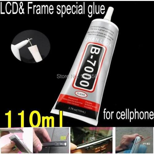 Free shipping 1pc 110ml B7000 Multipurpose adhesive B7000 DIY Tool cellphone LCD Touch Screen middle Frame housing B-7000 Glue