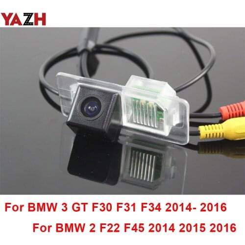 170 Degree Wireless Reverse Auto Radio Display Camera For BMW 2 Series F22 F45 3 GT F30 F31 F34 2014-2016 Car Rear View Camera