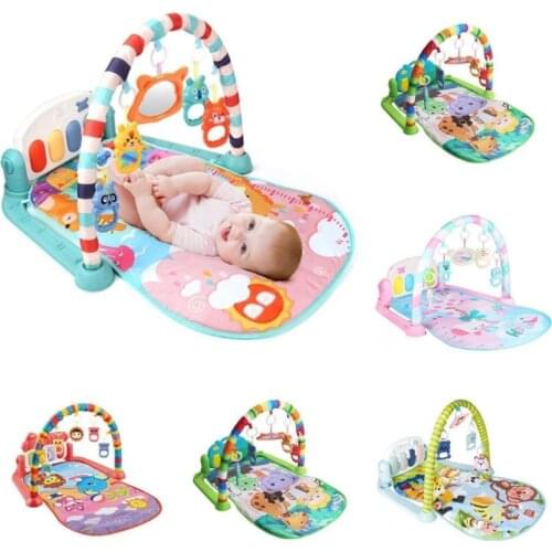 Baby Music Rack Play Mat Kid Rug Puzzle Carpet Piano Keyboard Infant Playmat Early Educational Gym Crawling Game Pad Toy Gift
