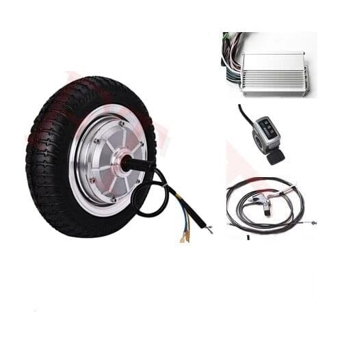 9" 500W 36V electric brushless gearless hub motor , electric motor for scooter , electric scooter kit