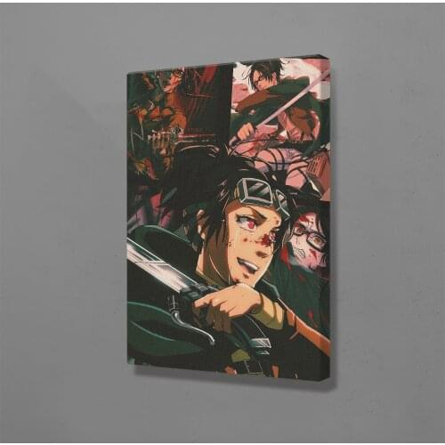 Hange Zoe Attack on Titan Anime Canvas Home Decor Painting Manga Wall Art Decoration Prints Dorm Living Room Bedroom Poster
