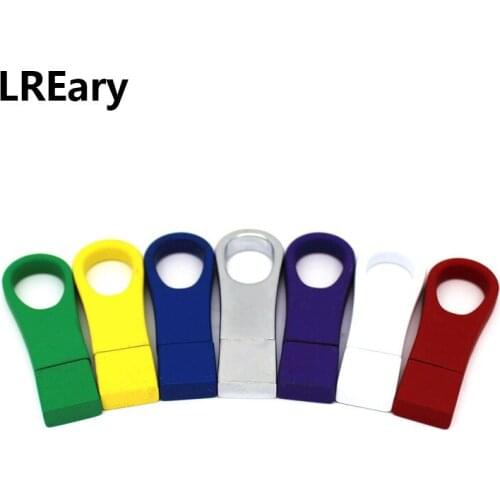 Classic metal waterproof 32GB 16GB USB Flash drive Key Chain 8GB 4GB USB Memory Stick 4GB Pen Drive Computer U Disk Pendrive