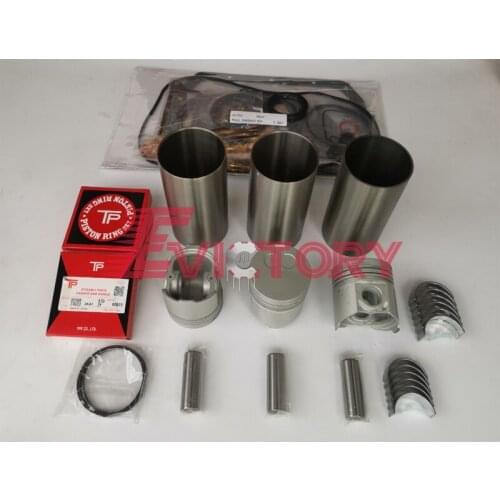 For Isuzu 3KA1 rebuild overhaul kit piston ring cylinder liner gasket bearing