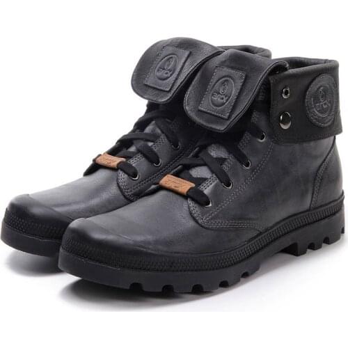 ARCX Motorcycle Short Boots Retro Style Men Motorbike Cow Leather Motocross Knight Boot Lapel Leisure Shoes hiking touring shoes