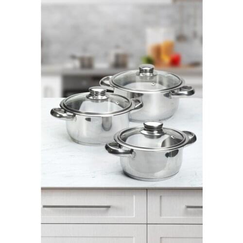 Rosie 6 Piece Glass Lid Casserole Set luxury cookware set