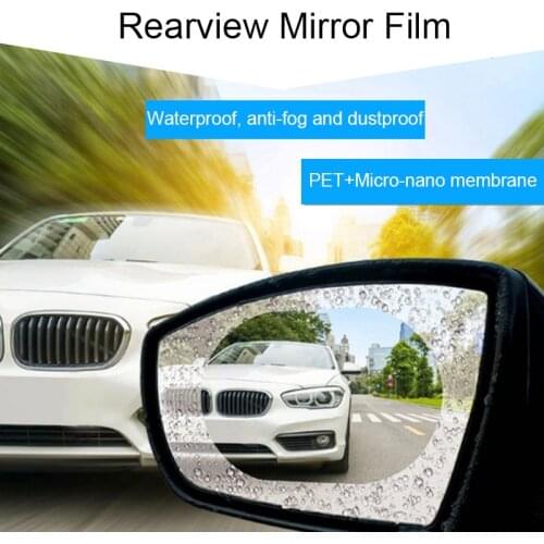 160X200/95X95/95X135mm Rainproof Film Anti Side Window Anti-Scratch Clear Protective Film for Car Rearview Mirror Glass
