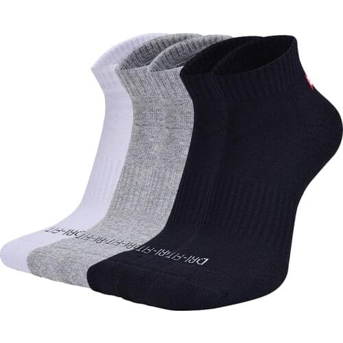 5 Pairs/Lot Woman Socks Combed Cotton Short Sports Socks Wear-resistant Shock-absorbing Anti-slip Breathable Mens Socks Set