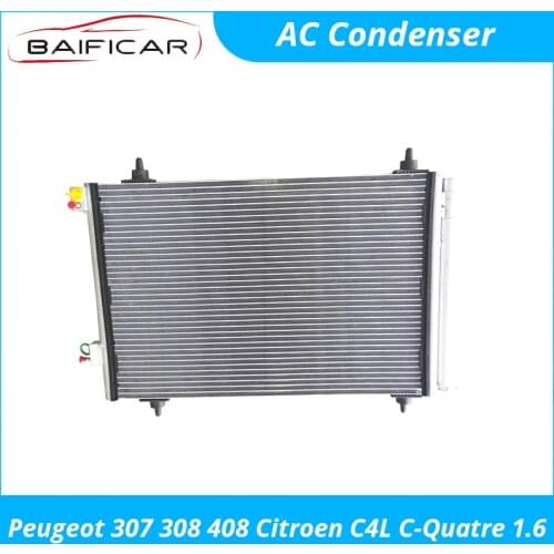 Baificar Brand New Genuine Air Conditioner Condenser AC Radiator Heat For Peugeot 307 308 408 Citroen C4L C-Quatre 1.6