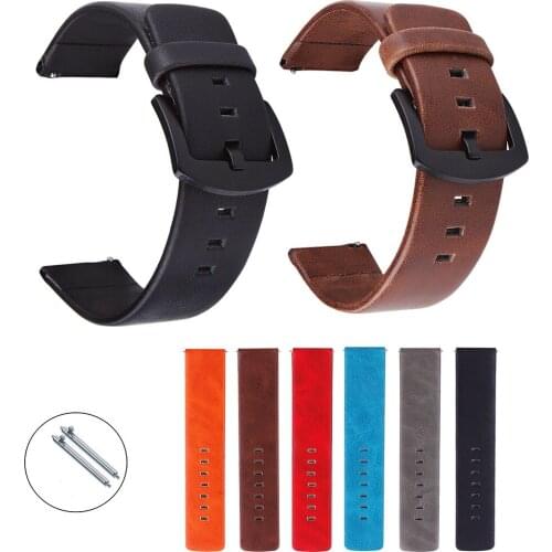 18mm 20mm 22mm 24mm Replacement Watchband Retro Leather Watch Strap Watch Band Women Men Wristbands Bracelet