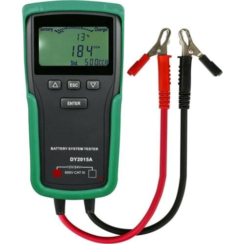 DUOYI DY2015A Car Battery Tester Analyzer Lead Acid CCA Load Battery Charge Test Digital Automotive Battery Capacity Tester